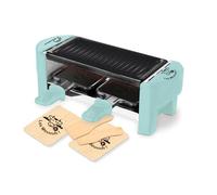Litle Balance 8617 Raclette 2 Meuuh…!, Raclette 1/2 personas, Grill extraíble, 2 espátulas + 2 planchas, Revestimiento antiadherente, 1 o 2 personas, 320 W, Azul claro