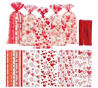 Litmitfu 100 bolsas de regalo para el día de San Valentín, 5 estilos