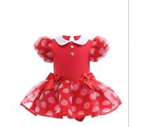 Lito Angels Body de Animalito para Bebé Niña con Diadema, Rojo, 18-24 Meses