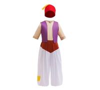 Lito Angels Conjunto de Aladdín para Niño 5-7 Años 122 Disfraz de Príncipe Árabe con Chaleco y Sombrero (4 Piezas) para Cosplay y Día del Libro