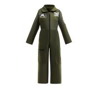 Lito Angels Disfraz de piloto para niños de 9 a 10 años, disfraz de aviador militar para el Día Mundial del Libro, eventos de recuerdo, Halloween, juego de rol y disfraz escolar