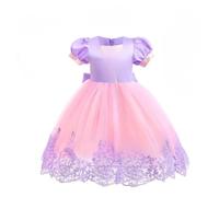 Lito Angels Disfraz de princesa con pelo largo para niña, talla 2-3 años, 98, color morado