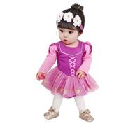 Lito Angels Disfraz de Princesa Princesa de pelo largo para Bebé Niñas Body Mono Mamelucos con diadema Talla 12-18 Meses