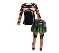 Lito Angels Disfraz Tribal 2 Piezas para Niños, Multicolor, 9-10 Años