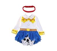Lito Angels Disfraz Vestido de Jessie para Bebé Niñas Body Mono Mamelucos con Diadema Talla 18-24 Meses