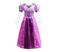 Lito Angels Disfraz Vestido de Princesa Rapunzel Carnaval Fiesta de Cumpleaños para Niña Pequeña Talla 4-5 años, Morado