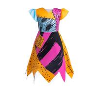 Lito Angels Disfraz Vestido de Sally Halloween Navidad para Niñas Pequeñas Talla 8-9 años, Naranja (Número de etiqueta 150)
