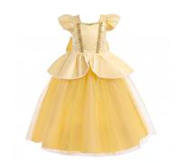 Lito Angels Niña Disfraz Princesa Amarilla de Cuento, 4-5 Años