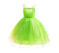 Lito Angels Niñas Pequeñas Vestido de Hada con Tul, Verde, 2-3 Años