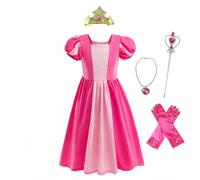 Lito Angels Niñas Vestido de Princesa con Accesorios, Rosa, 5-6 Años