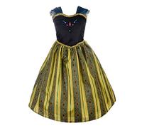 Lito Angels Vestido de Coronación de Princesa Disfraz Reino del Hielo para Niñas Pequeñas, Talla 3-4 años, Verde