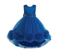 Lito Angels Vestido de Dama de Honor de Boda Vestido de Fiesta Elegante para Niñas Pequeñas Talla 2-3 años, Azul Real (Número de Etiqueta 100)