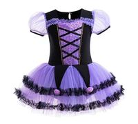 Lito Angels Vestido Maillot Ballet Ropa de Danza con Falda Tutu Disfraz Vestido Princesa Bailarina para Niñas Pequeñas Cumpleaños Fotos Talla 6-7 años 122