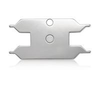 Litorange 1 llave universal para tapa de cartucho BLANCO 139219-304 de acero inoxidable y cartucho de 35 mm de repuesto, reparación de grifos, mango largo