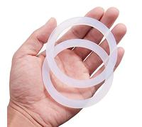 LitOrange 8 piezas de junta de repuesto de grado alimenticio de silicona (mejor que goma) para cafeteras de aluminio Moka Express Dama Bialetti, 9 tazas.