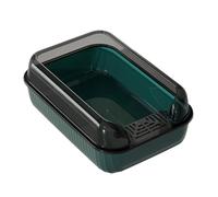 Litter Box, Cat Litter Box, Cat Litter Boxes, High Sided Litter Box Open Top Litter Box with Scatter Shield for Small to Large Cats 51 cm/20,07 in / 17 cm.6,69in/34,7 cm/13,66in