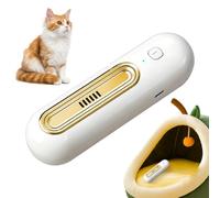 Litter Box - Desodorante recargable por USB, 2 modos, sin filtro | Desodorante de caja de gato para refrigerador, dormitorio, sala de estar, cocina, armario, espacio pequeño, color dorado A