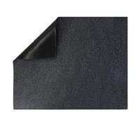 Litter Box Mat, Cat Floor Pad, No Slip Scatter Control, Quick Absorption Outer, Sturdy Material, Effective Odor Control, Ideal for Home Use, 48x50 Inches, Dark Grey, 1 Piece