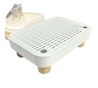 Litter Box Ramp - Kitten Poop Stair with Filter Function, Easy-Clean Design for Multi-Pet Homes, Non-Slip Construction for Comfortable Access, Pet Care Accessory for Indoor Living Room Veterinary Use