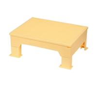 Litter Box Ramp, Litter Trapping Mat Stool, Adjustable Height Cat Ramp, Non Slip Filter Grid,16.54x12.6x6.3 Inches, Anti Tracking Design for Short-Legged and Senior CatsLitter Box Ramp, Litter Trappi