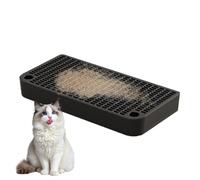 Litter Box Step, Double Layered Litter Trapper with Filter Function, 12.6x6.3in Waterproof Kitten Toilet Ramp Pedal, for Pets, Bunnies, Animals, Enhances Cleanliness, Convenience
