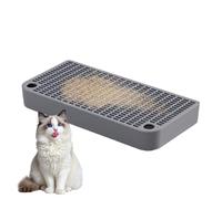 Litter Box Step, Double-Layered Litter Trapper with Filter, Waterproof Kitten Toilet Ramp Pedal for Pets, Bunnies and Small Animals 12.6x6.3x1.57 Inches