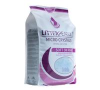 Litter Pearls Micro cristales sin perfume, arena para gatos de cristal no aglomerante con Odorbond, 10,5 libras