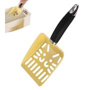 Litter Scoop, Stainless Steel Pooper Shovel, Ergonomic Design, Ideal for Cat Litterboxes, Toilet Cleaning, Indoors and Outdoors, Training, Easy to Use for s, 8.86x4.21x1.38 in
