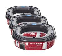 LitterLocker - Cartucho de recambio de plástico, multicolor (Paquete de 3)