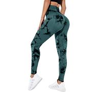 Litthing Gym Leggins Deporte Mujer Yoga Leggings Push Up Suaves Elásticos Tie Dye Mujer Anticeluliticos sin Costuras Opaco Scrunch Pantalones Yoga Running