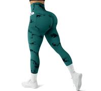Litthing Gym Leggins Deporte Mujer Yoga Leggings Push Up Suaves Elásticos Tie Dye Mujer Anticeluliticos sin Costuras Opaco Scrunch Pantalones Yoga Running