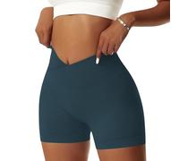 Litthing Pantalones Cortos Deportivos para Mujer, Short Deportivo Cintura Alta Pantalon Corto Deporte Control de Barriga Mallas Ciclistas Leggins Cortos para Yoga Fitness Gym