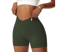 Litthing Pantalones Cortos Deportivos para Mujer, Short Deportivo Cintura Alta Pantalon Corto Deporte Control de Barriga Mallas Ciclistas Leggins Cortos para Yoga Fitness Gym