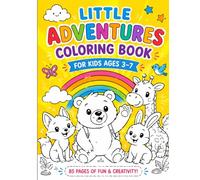 Little Adventures Coloring Book: Easy Coloring Fun for Kids Ages 3-7 (Easy Kids Coloring Books)