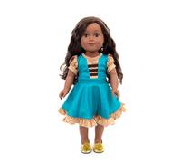 Little Adventures Twirl Princess Doll Vestido - Mueco no incluido - Juego de muecas para nios lavables a mquina Play and Party sin brillo (giro m