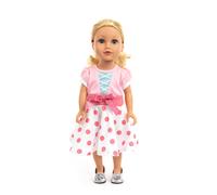 Little Adventures Twirl Princess Doll Vestido - Mueco no incluido - Juego de muecas para nios lavables a mquina Play y Party Doll sin brillo (Bo