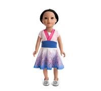 Little Adventures Twirl Princess Doll Vestido - Mueco no incluido - Juego de muecas para nios lavables a mquina Play y Fiest Doll sin brillo