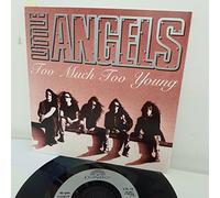 LITTLE ANGELS, too much too young, B side 90° in the shade, LTL 12, 7" single