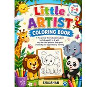 Little Animal Friends Coloring Book: Fun and Easy Animal Coloring Book for Kids Ages 3-6 | Cute Zoo, Farm, Ocean & Jungle Animals with Bold, Simple ... Toddlers, and Kindergarten Children