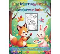 Little Artists' New Friends: Baby Animal Coloring Book for Kids: 55 Unique Baby Animal Coloring Pages