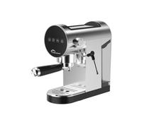 LITTLE BALANCE 3034 Digital Espresso Acero Inoxidable Cafetera Espresso con Espumador de Leche para Cappuccinos, Cafetera 20 Bares, Depósito Extraíble 0,9 L, Ultracompacto, Pantalla Táctil 1360W