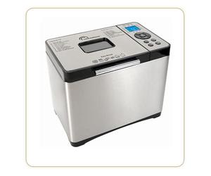 LITTLE BALANCE 8398 Easy Bread, panificadora, baquetas, 19 programas, sin gluten, inicio diferido, 650 W, todo acero inoxidable