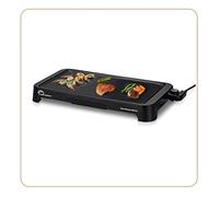 LITTLE BALANCE 8552 Easy Plancha 2000 XL, Plancha eléctrica 6-8 personas, Superficie de cocción XXL, todo tipo de alimentos, 2000 W, Negro