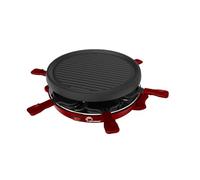 LITTLE BALANCE 8947 Cheese & Fun, Raclette Grill, 2 en 1, hasta 6 personas, sin PFAS, 800 W, Chile