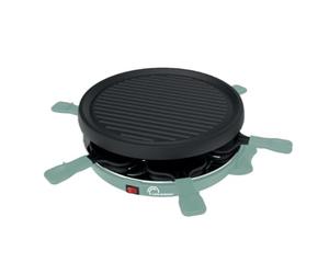 Little Balance 8948 Cheese & Fun, Raclette Grill, 2 en 1, hasta 6 personas, sin PFAS, 800 W, abeto