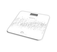 LITTLE BALANCE 8445 Voice 180, Báscula personal electrónica vocal, multilingüe, 180 kg/100 g, Blanco