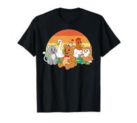 Little Bear Birthday Squad Y2K Animal Party Matching Retro Camiseta