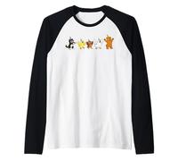 Little Bear Birthday Squad Y2K Animal Party Matching Retro Camiseta Manga Raglan