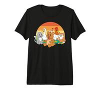 Little Bear Birthday Squad Y2K Animal Party Matching Retro Camiseta Premium