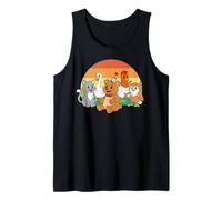 Little Bear Birthday Squad Y2K Animal Party Matching Retro Camiseta sin Mangas